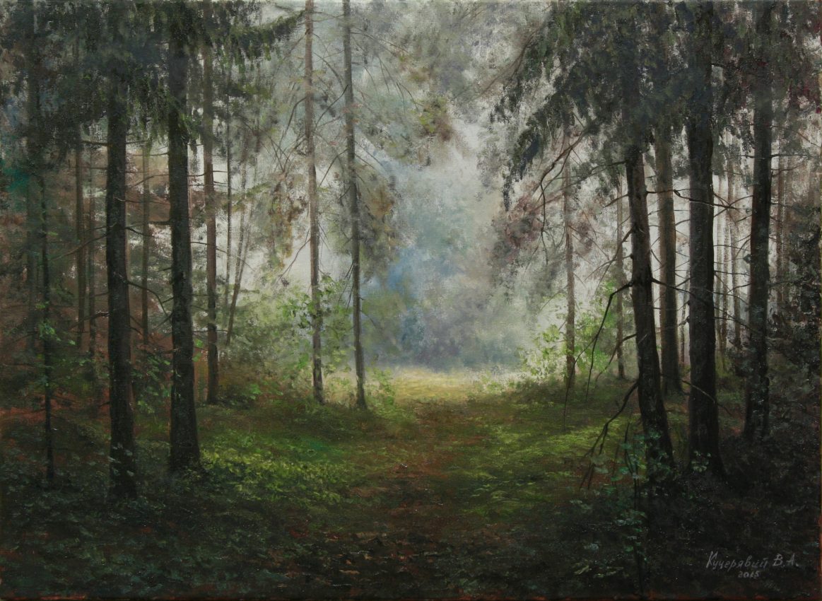 Enchanted Forest — original oil on canvas painting by Viktor Kucheryavyy