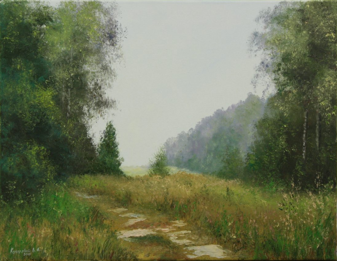 Morning — original oil on canvas painting by Viktor Kucheryavyy