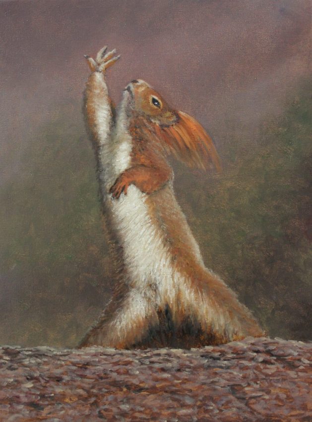 Superstar — animals oil painting by Viktor Kucheryavyy, 