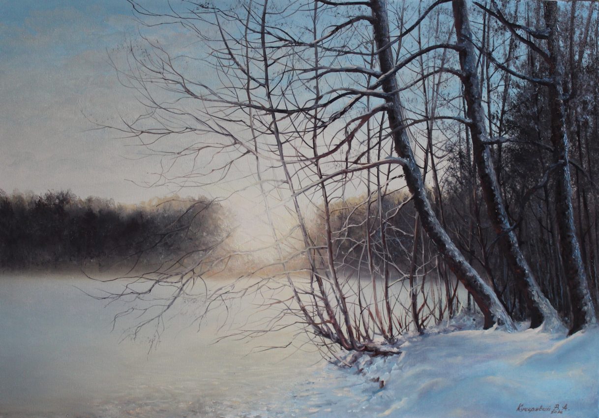 Morning Glow — sunsets & dawns oil painting by Viktor Kucheryavyy, 