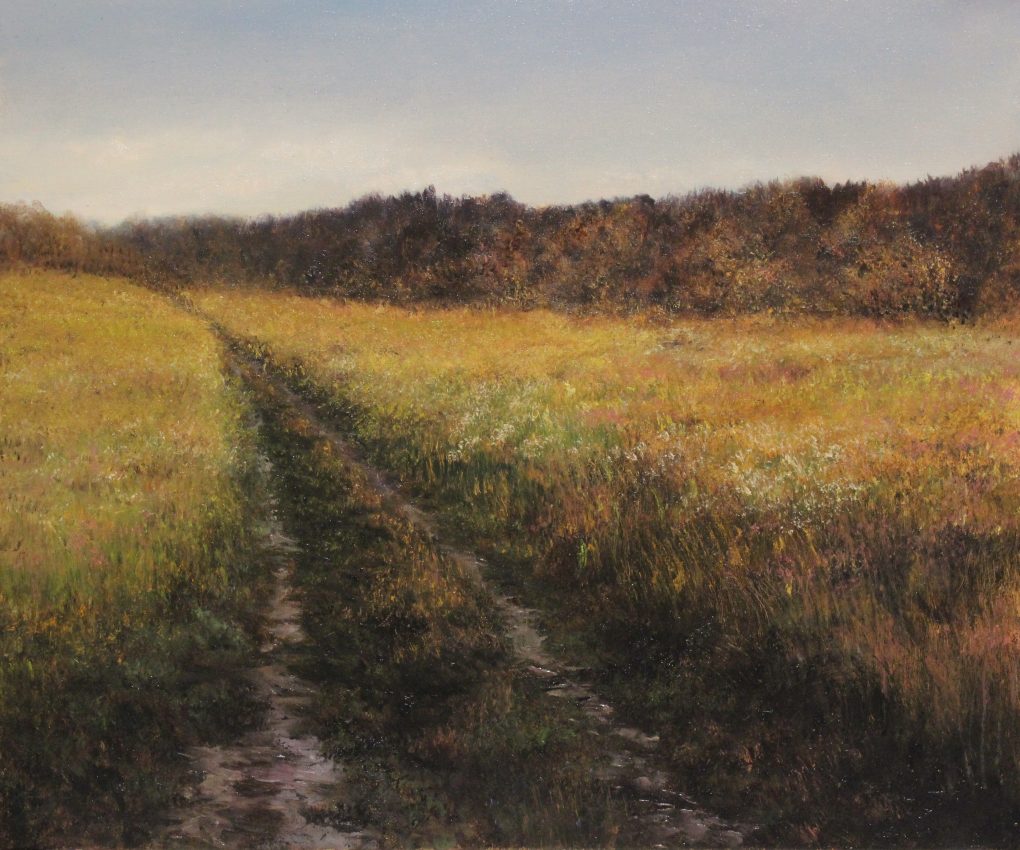 Tall Grass — original oil on canvas painting by Viktor Kucheryavyy, 55 x 60 cm