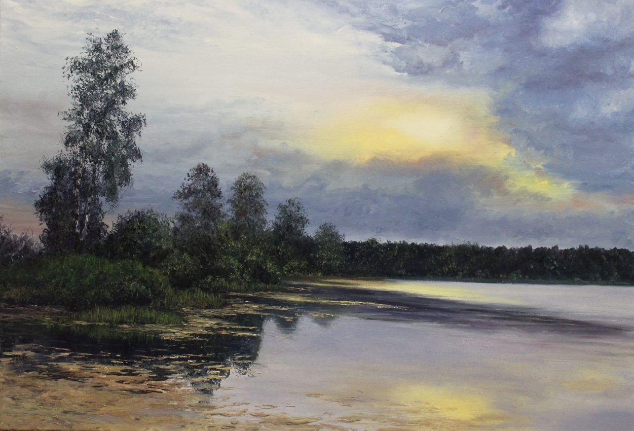 Evening Star — sunsets & dawns oil painting by Viktor Kucheryavyy, 55 x 80 cm