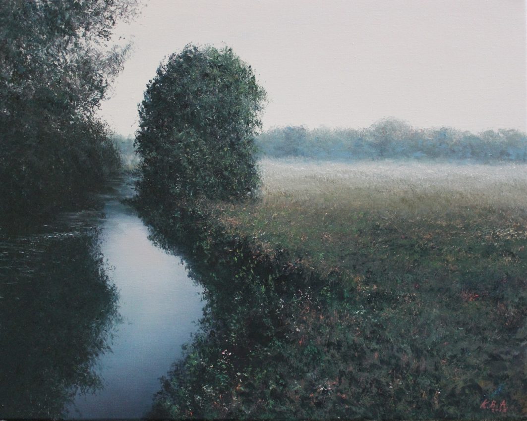 The Rustle — original oil on canvas painting by Viktor Kucheryavyy, 40 x 50 cm