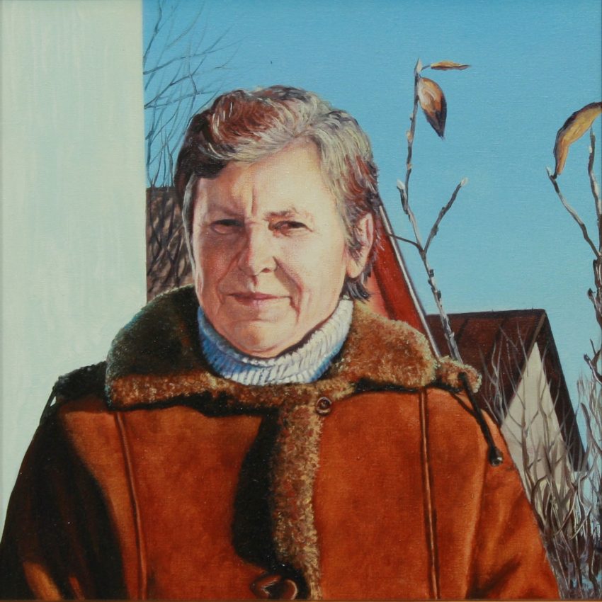 Mother — original oil on canvas painting by Viktor Kucheryavyy