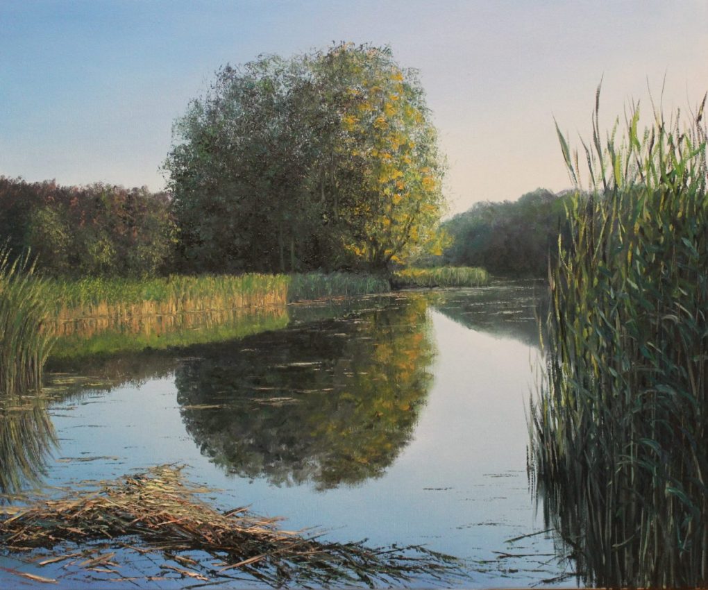 Summer Glow — original oil on canvas painting by Viktor Kucheryavyy