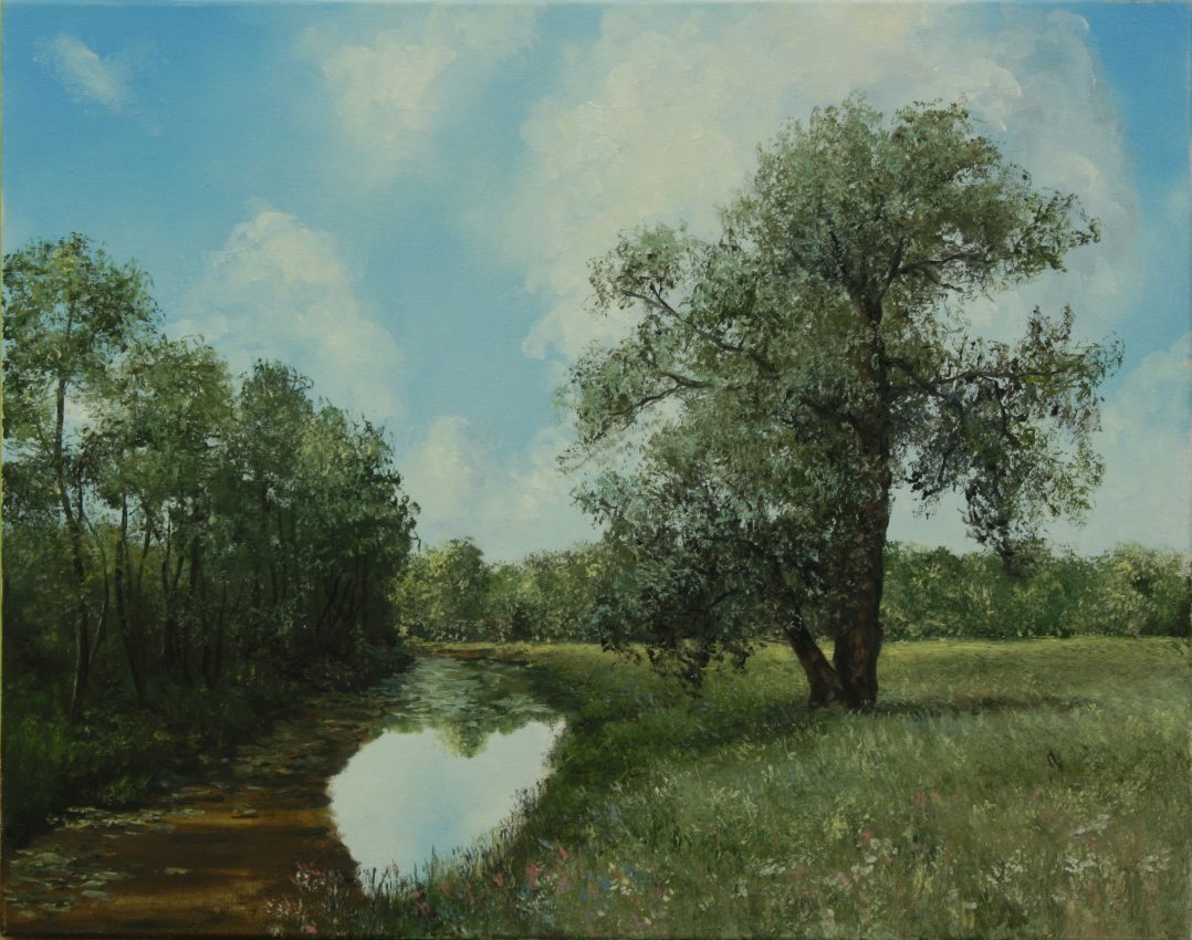 Summer — summer memories oil painting by Viktor Kucheryavyy, 