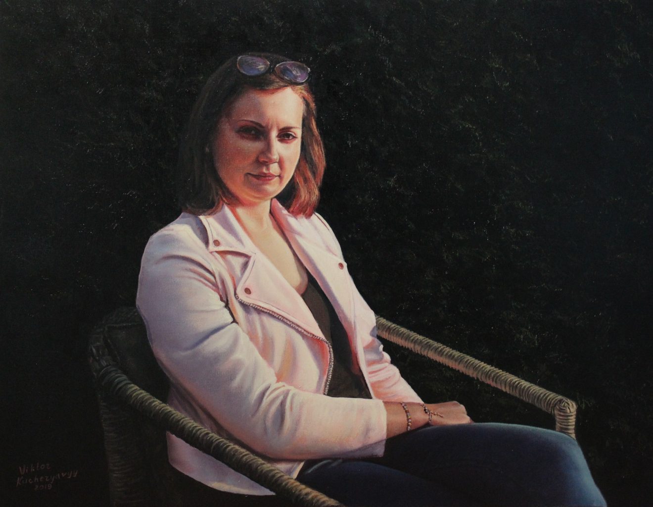 Leah — portraits oil painting by Viktor Kucheryavyy, 