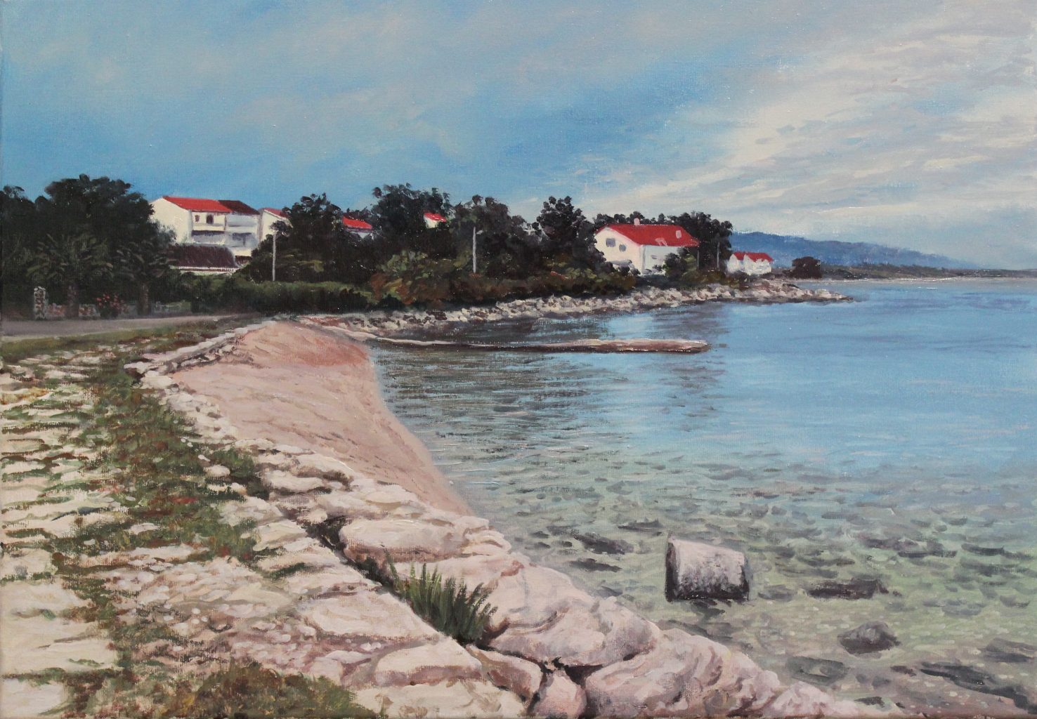 Croatian Countryside — oil painting by Viktor Kucheryavyy