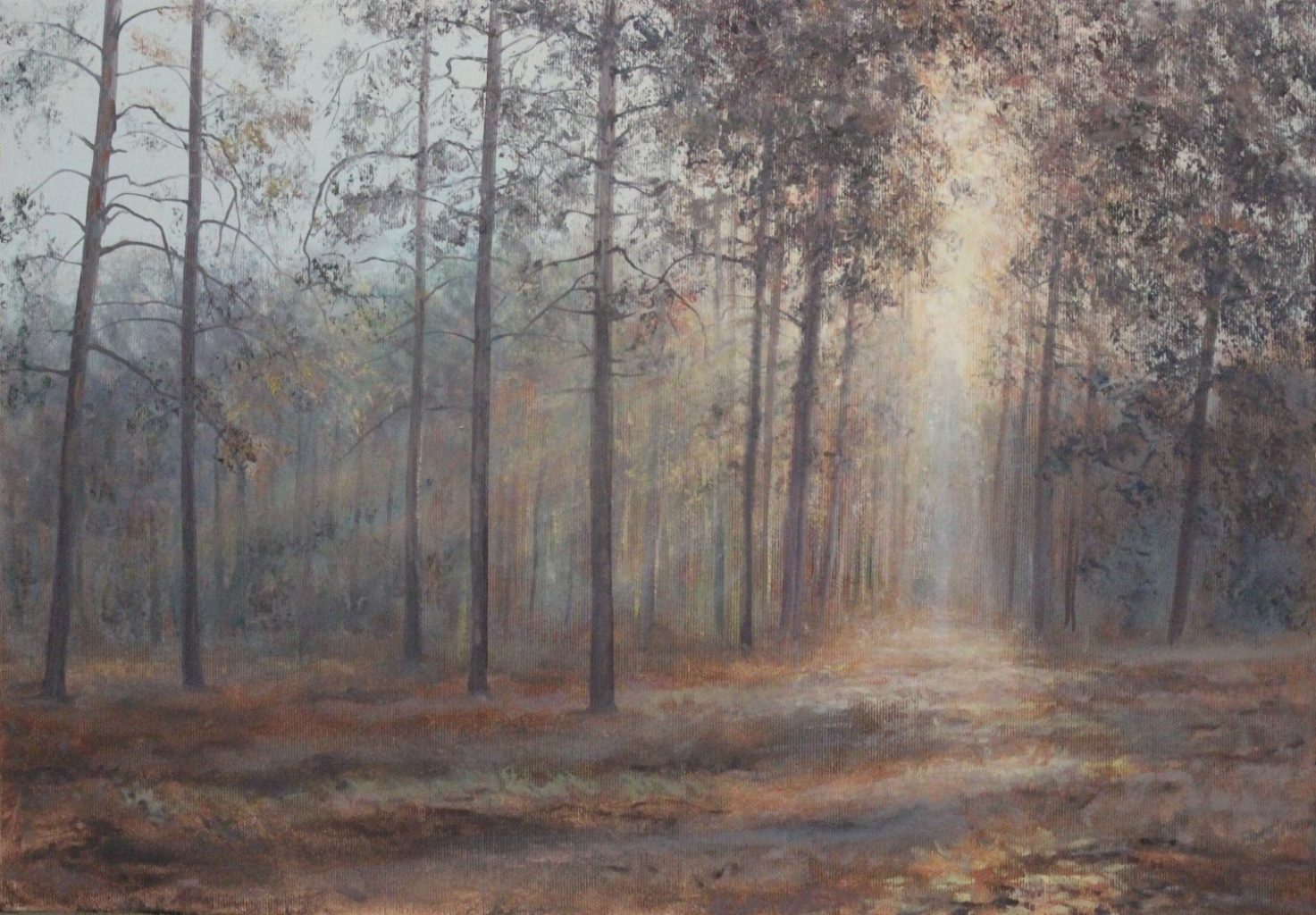 Golden Fall — landscape oil paintings collection