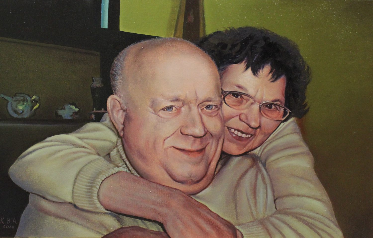 Anniversary — portraits oil painting by Viktor Kucheryavyy, 