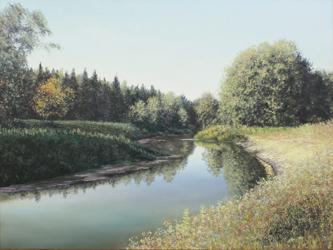 August — summer memories oil painting by Viktor Kucheryavyy, 60 x 80 cm