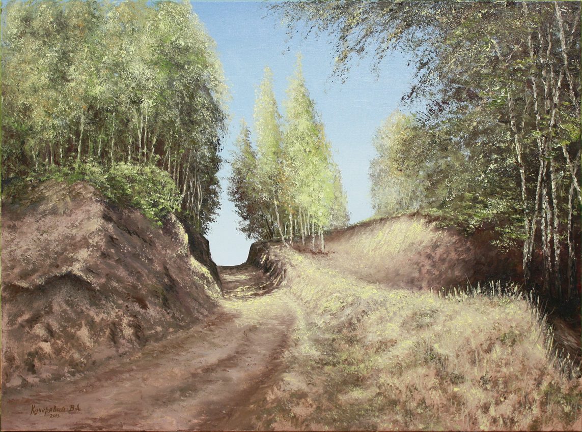 Summer Moved On — original oil on canvas painting by Viktor Kucheryavyy, 60 x 80 cm
