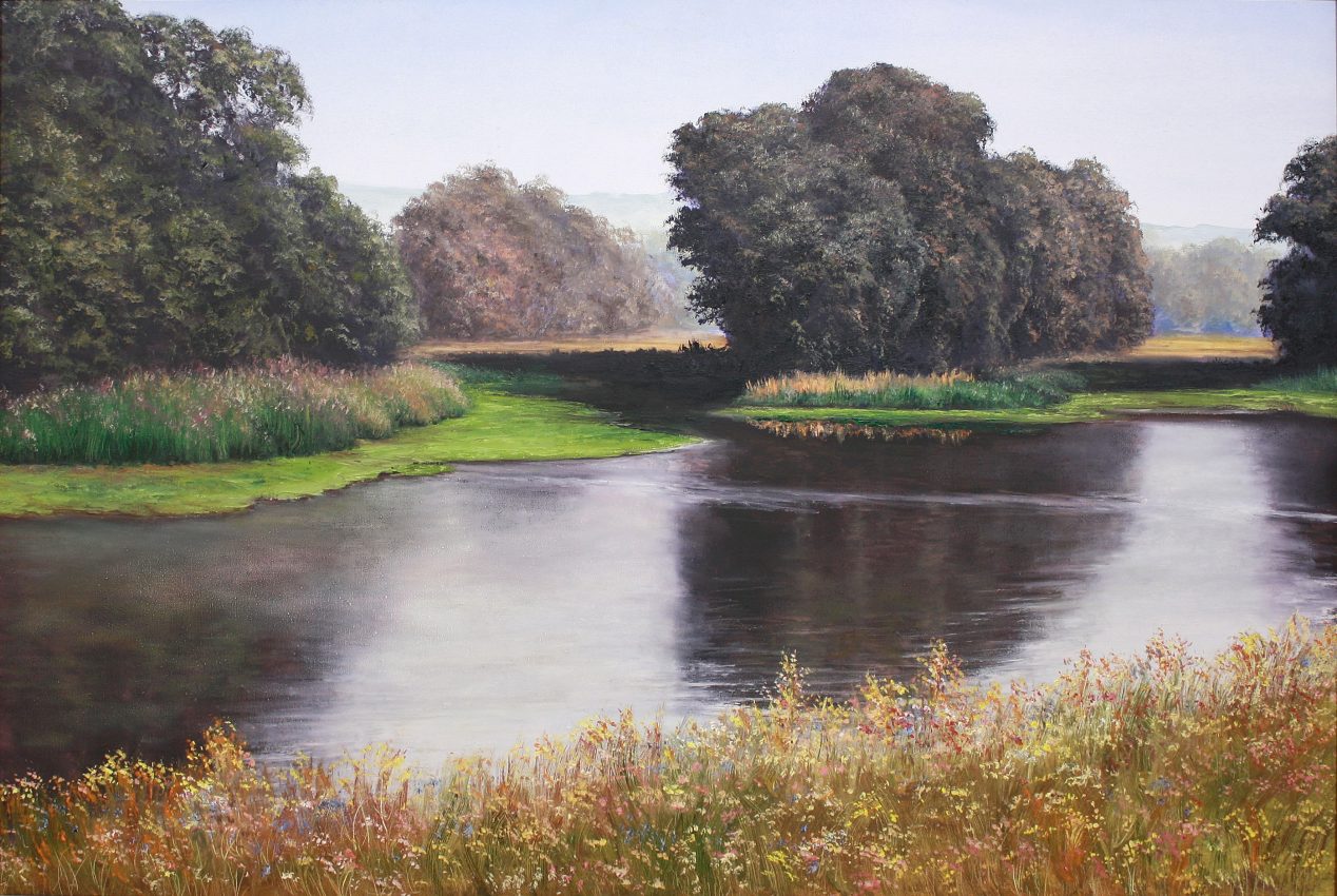 Summer’s End — summer memories oil painting by Viktor Kucheryavyy, 