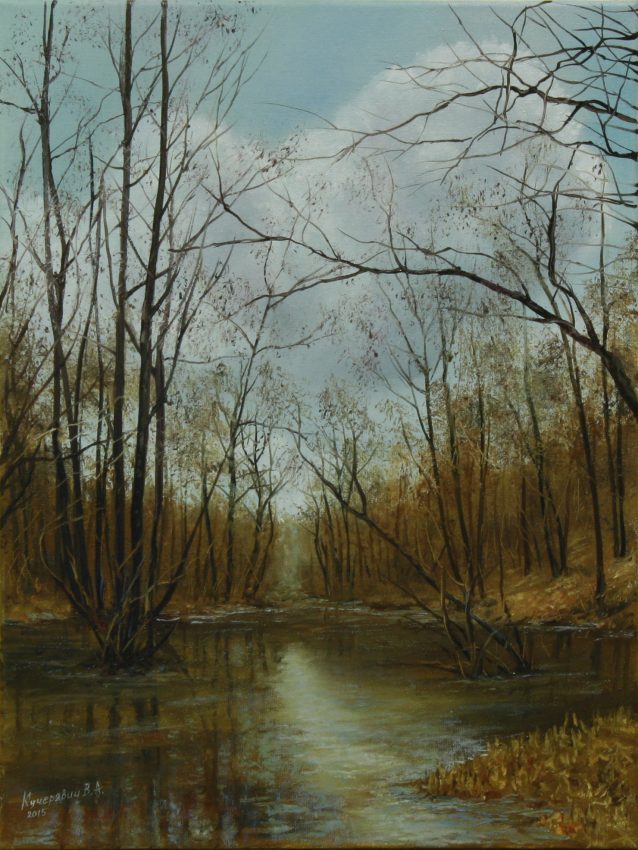 Spring Awakening — original oil on canvas painting by Viktor Kucheryavyy