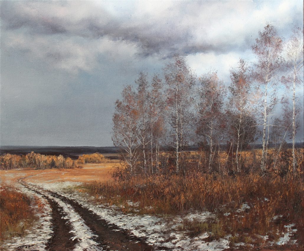 Winter Is Coming — oil painting by Viktor Kucheryavyy