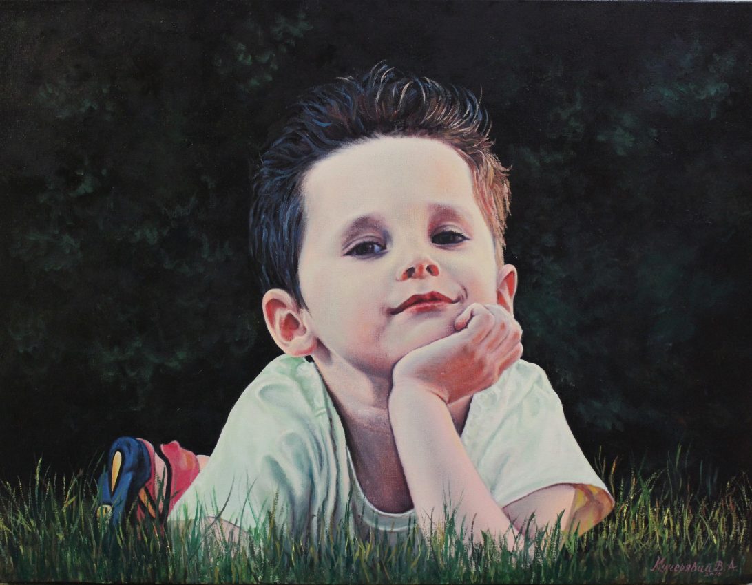 Fedya — portraits oil painting by Viktor Kucheryavyy, 