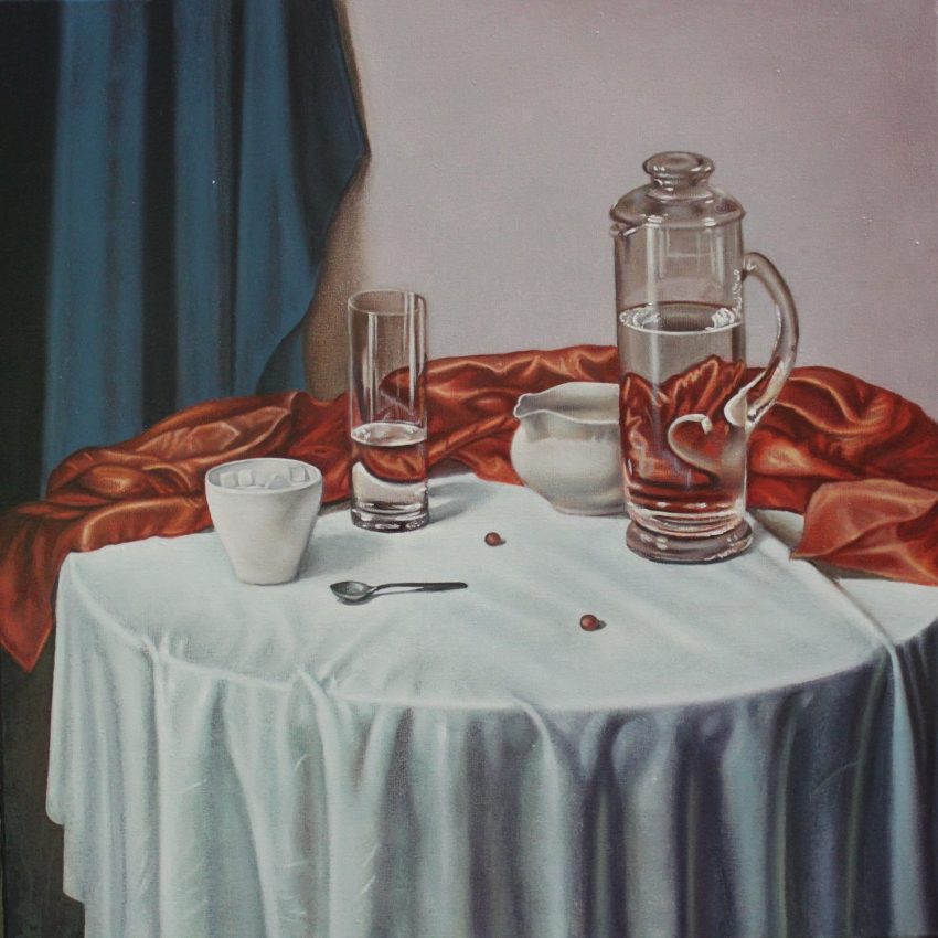 Morning Coffee — copies oil painting by Viktor Kucheryavyy, 