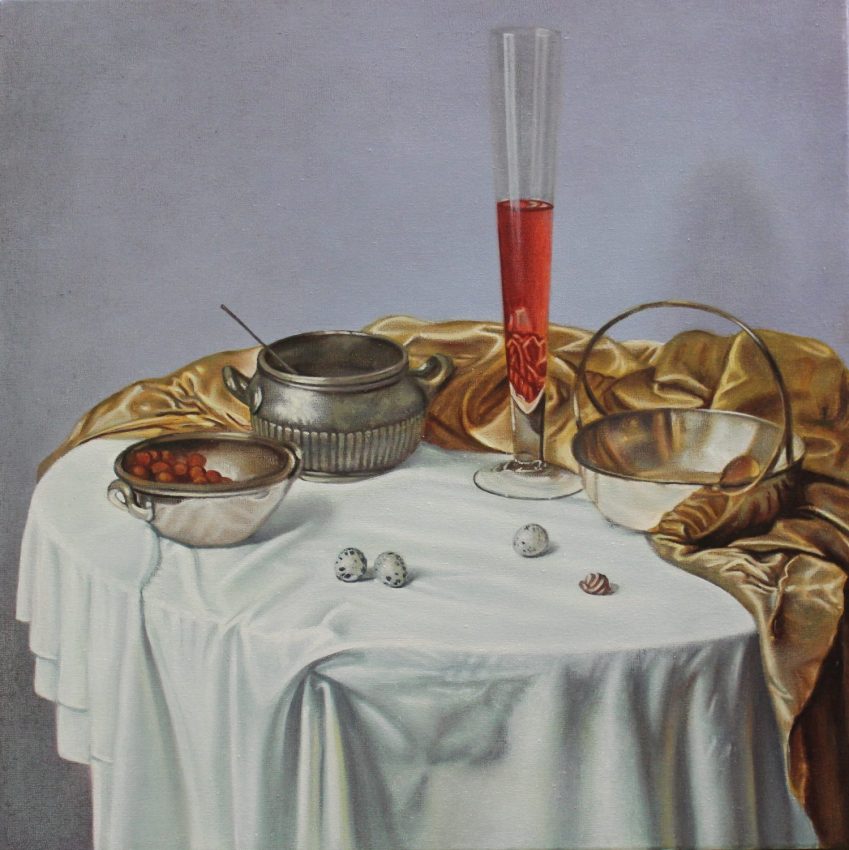 Cherry Harvest — copies oil painting by Viktor Kucheryavyy, 
