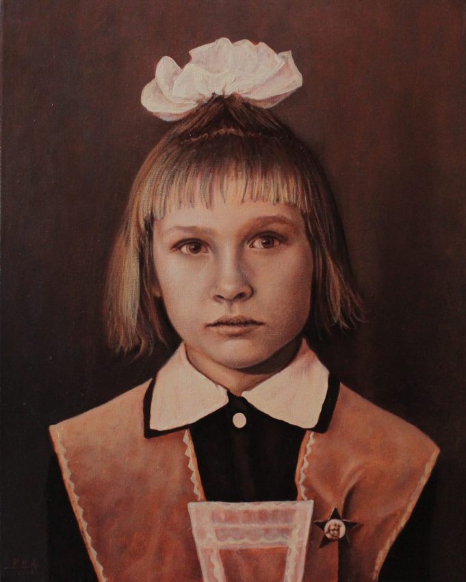 From the Family Archives — portraits oil painting by Viktor Kucheryavyy, 